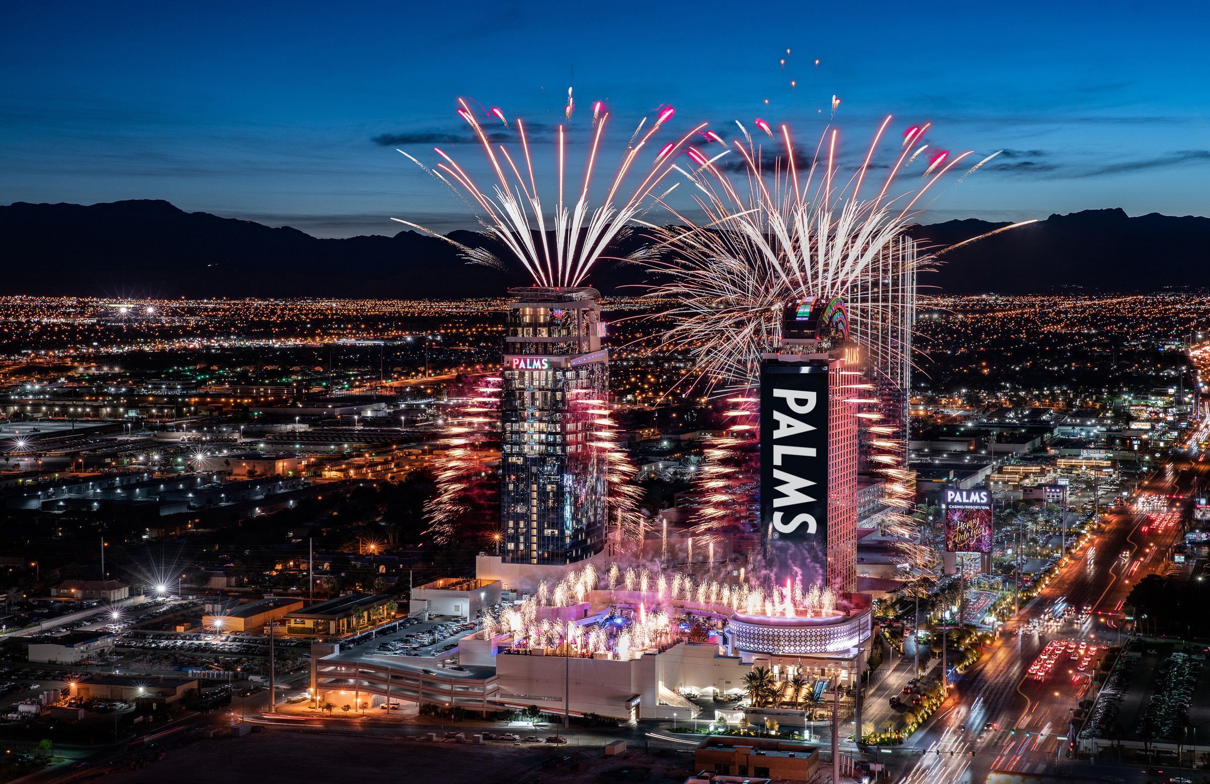 PALMS CASINO RESORT 以無限景觀、璀璨煙火與全包式跨年慶典迎接 2026 年